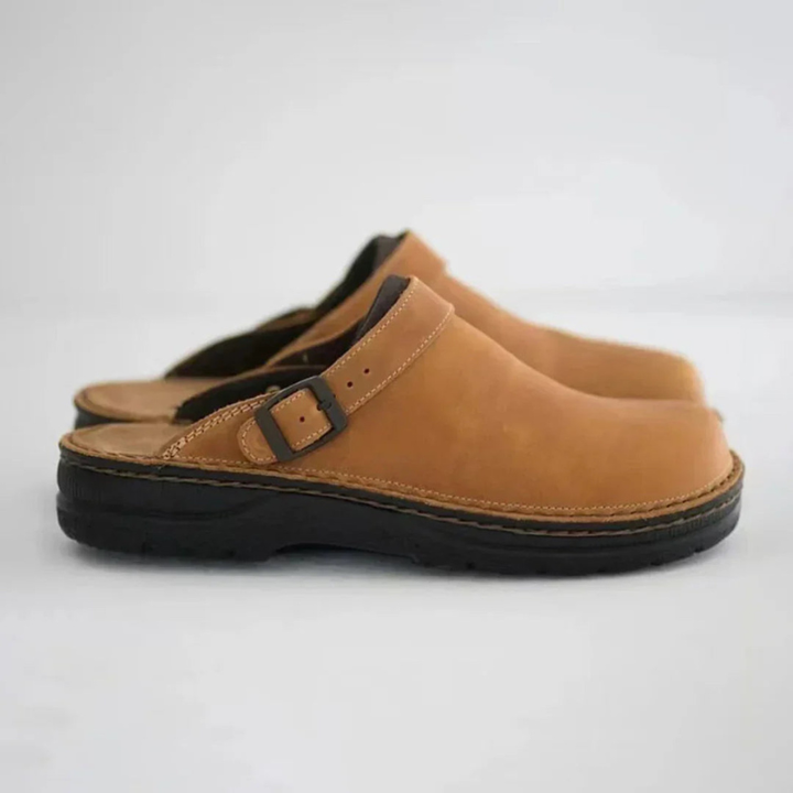 Pantoffels Heren | Imitatieleer & Comfort Fit | Duurzaam & Stevig | Schoenen Heren