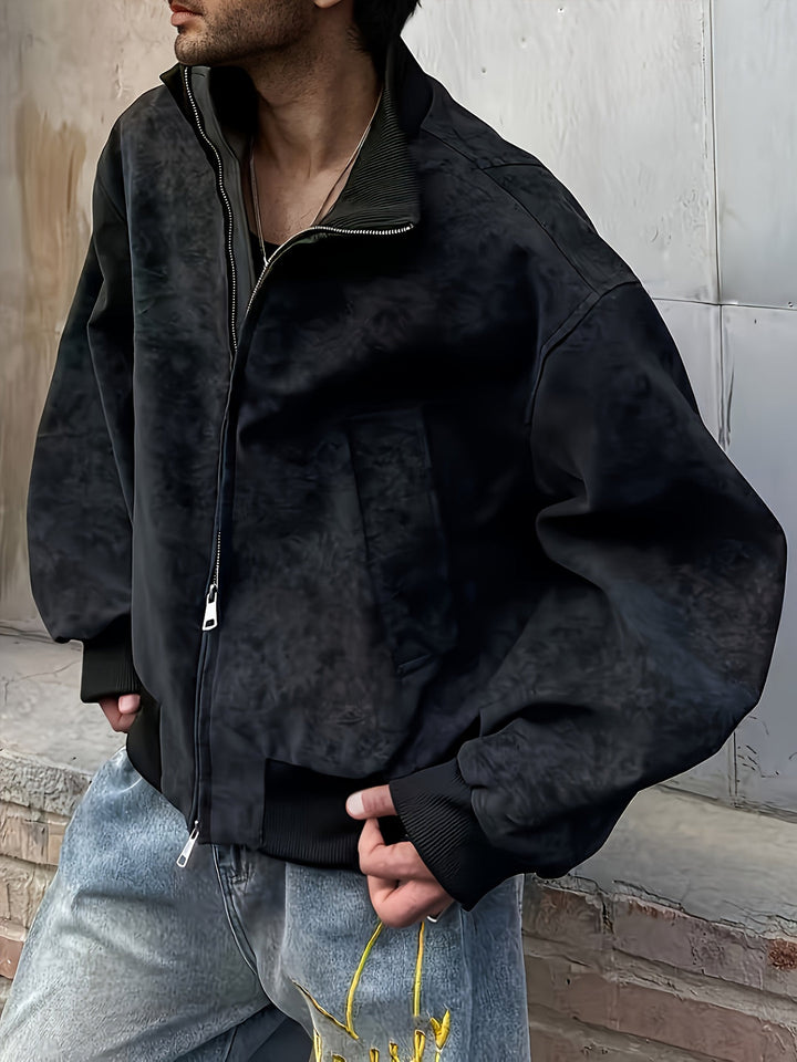 Heren Jas | Oversized Streetwear | Met Ritssluiting | Lente