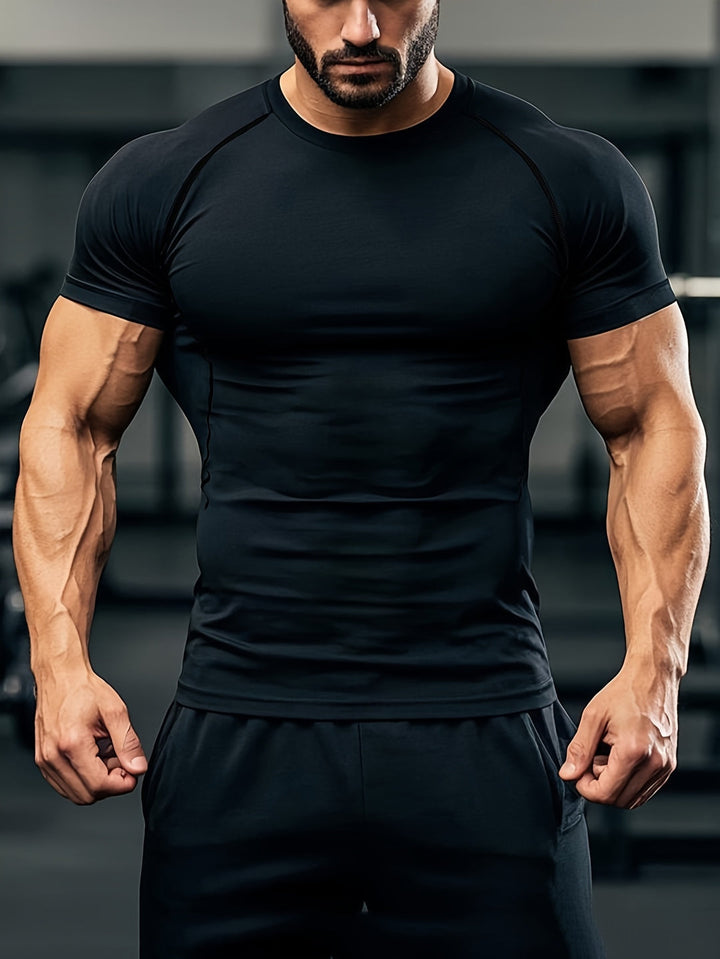 Heren Compressieshort | Snel Droog & Ademend | Strakke Pasvorm voor Sport & Training