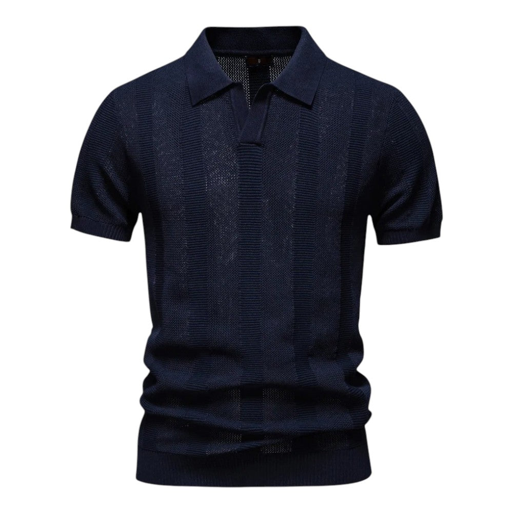 Heren Poloshirt | Ademend & Hoogwaardig | Klassiek & Casual | Gebreid Design