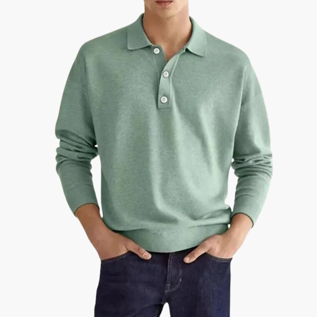 Heren Polo | Elegant | Lange Mouw | Zomer