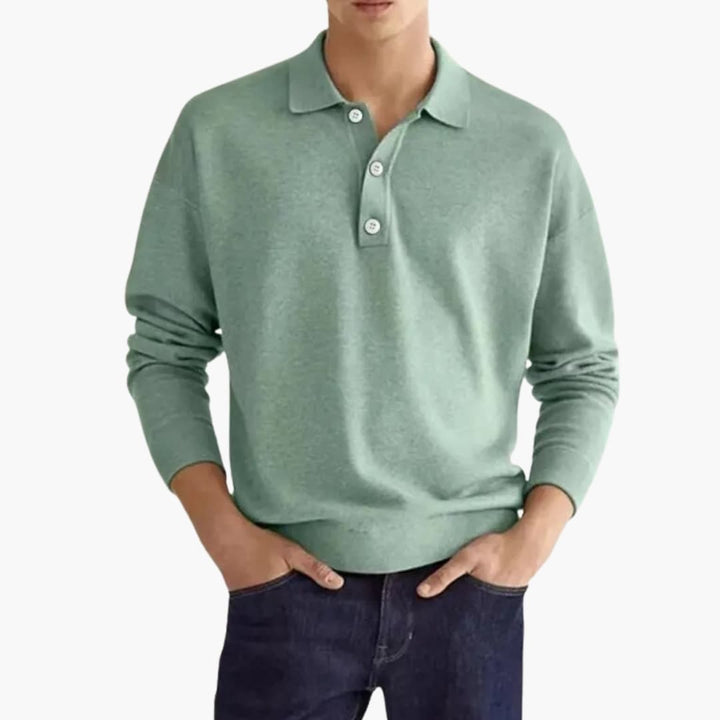 Heren Polo | Elegant | Lange Mouw | Zomer