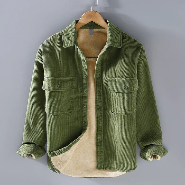 Geraffineerd Corduroy overhemd voor behaaglijke winter Elegantie en veelzijdigheid | Olivier