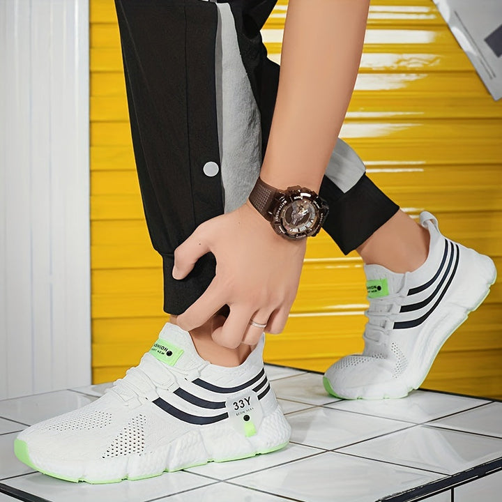 Heren Sportschoenen | Ultralicht & Ademend Mesh | Popcorn TPR Zool | Voor Gym & Hardlopen – All-Season