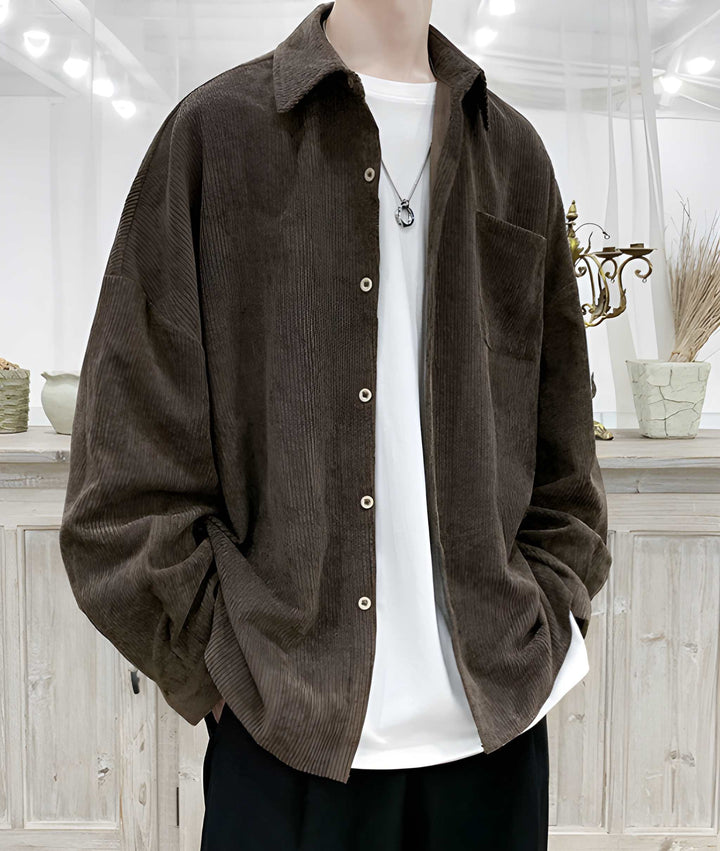 Heren Shirt | Oversized | Lange Mouw | Zomer
