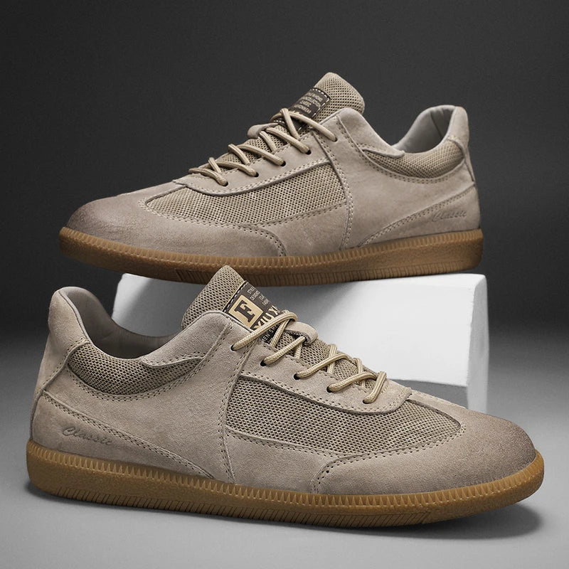 Heren Sneakers | Retro | Vetersluiting | Zomer
