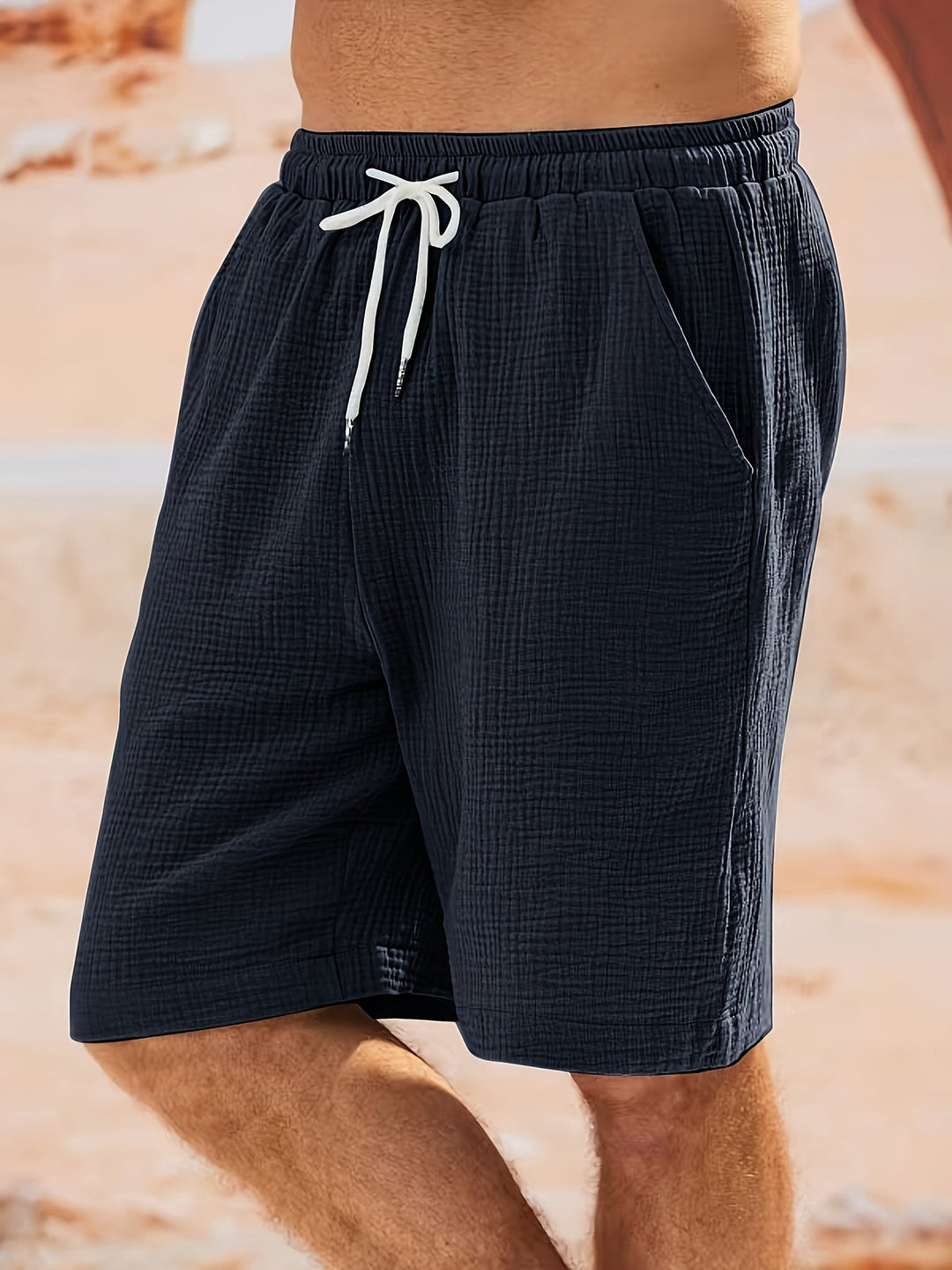 Heren Short | Straight | Trekkoord | Zomer