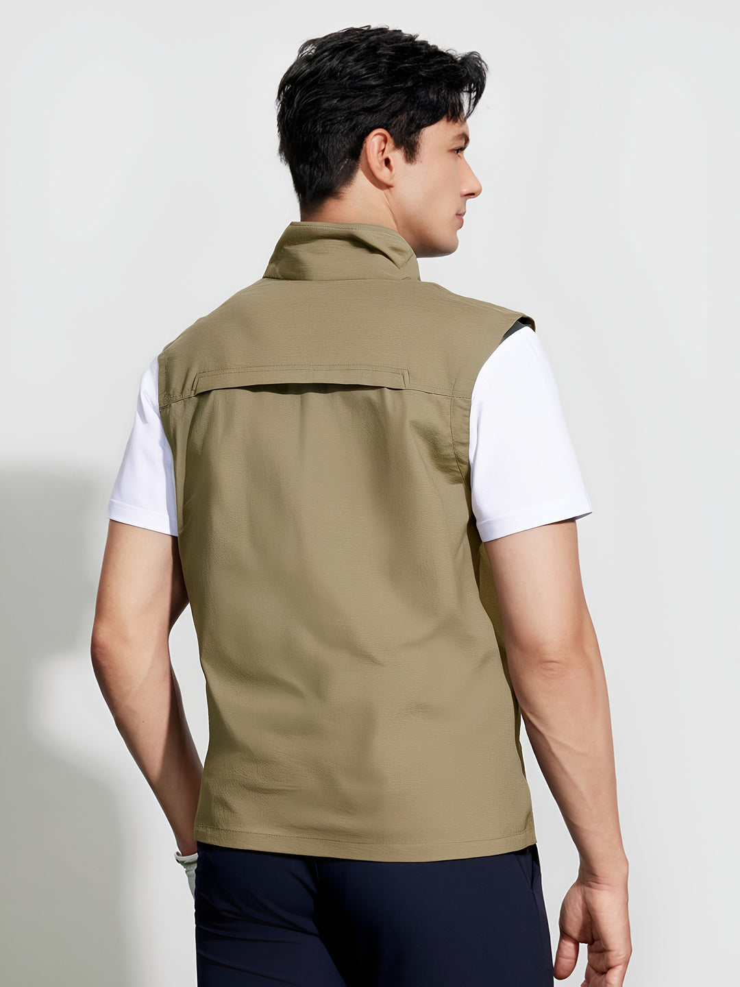 Herensvest | Sneldrogend | Mouwloos | Meerdere Zakken | Polyester