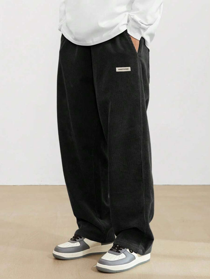 Heren Corduroy Broek | Loose-Fit & Rechte Pijp | Casual & Comfortabel | Tijdloze Stijl