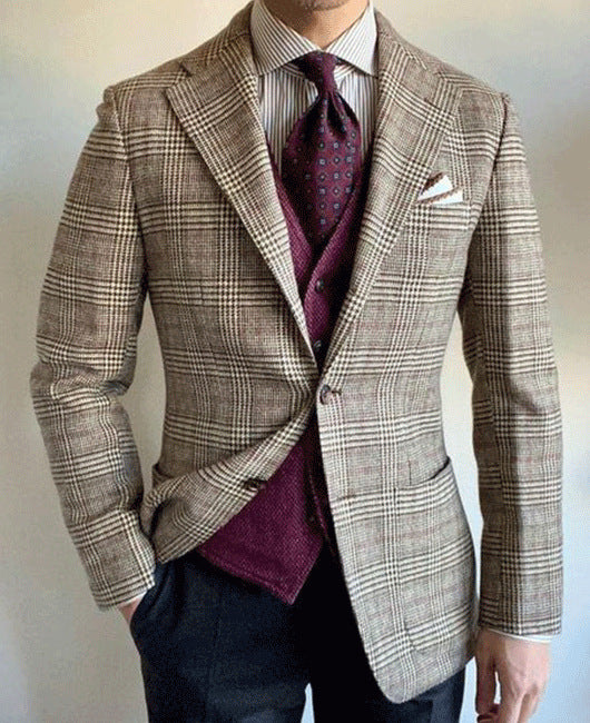 Jassen Heren | Blazer Jacket | Klassiek & Modern met Uniek Motief