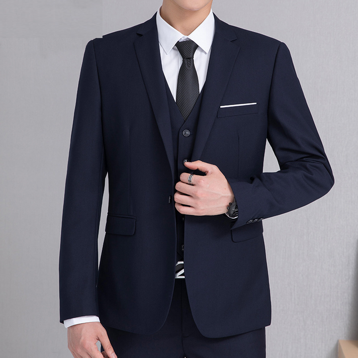 Heren Set | Elegant Slimfit | Klassiek Met Knoopjes | Lente