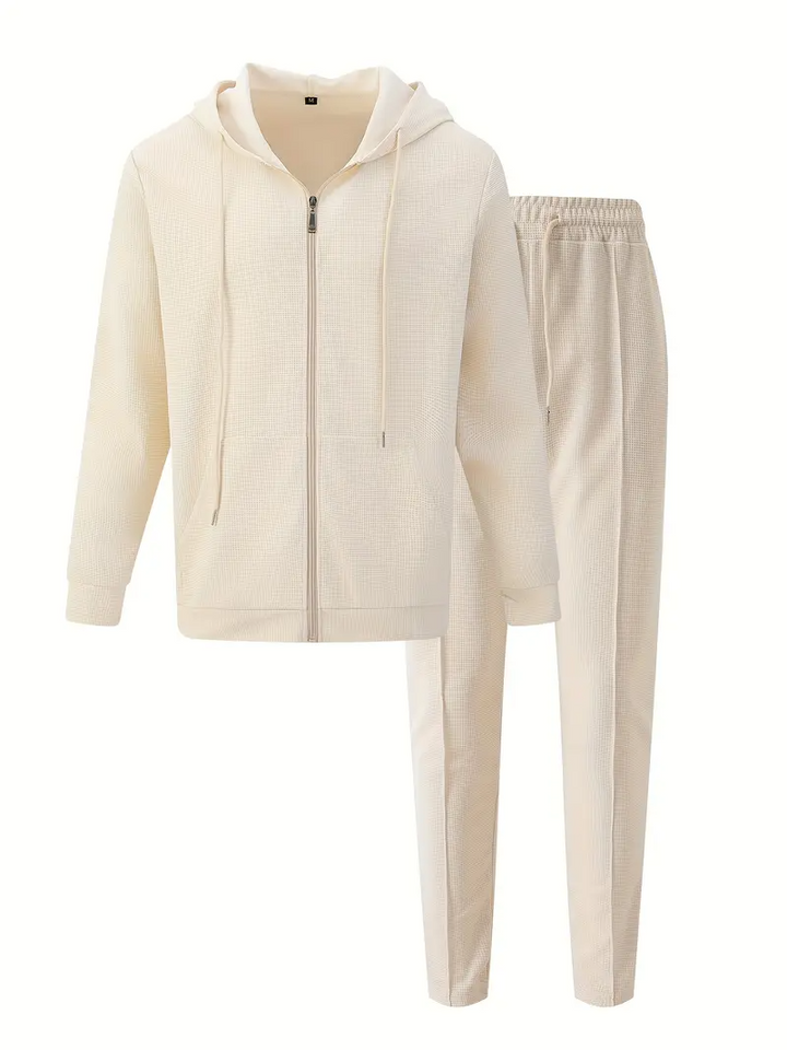Heren Set | Stijlvol & Comfortabel | Trui met Capuchon & Broek | Moderne Elegantie