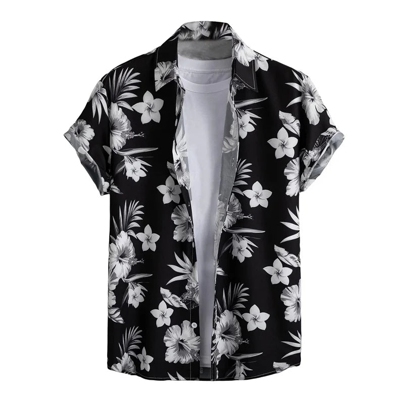 Heren Shirt | Korte Mouw | Paisley Print | Zomer