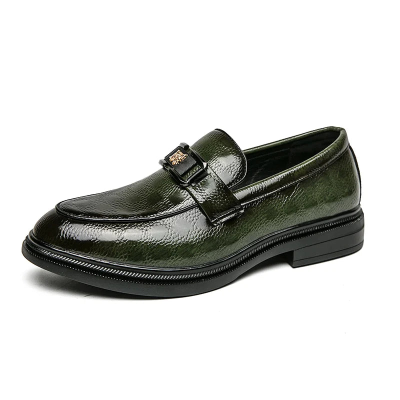 Heren Loafers | Dikke Zool | Goudleeuw Detail & Comfort | Vegan Leder