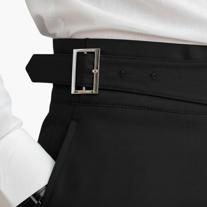 Heren Broek | Straight | Hoge Taille | Lente