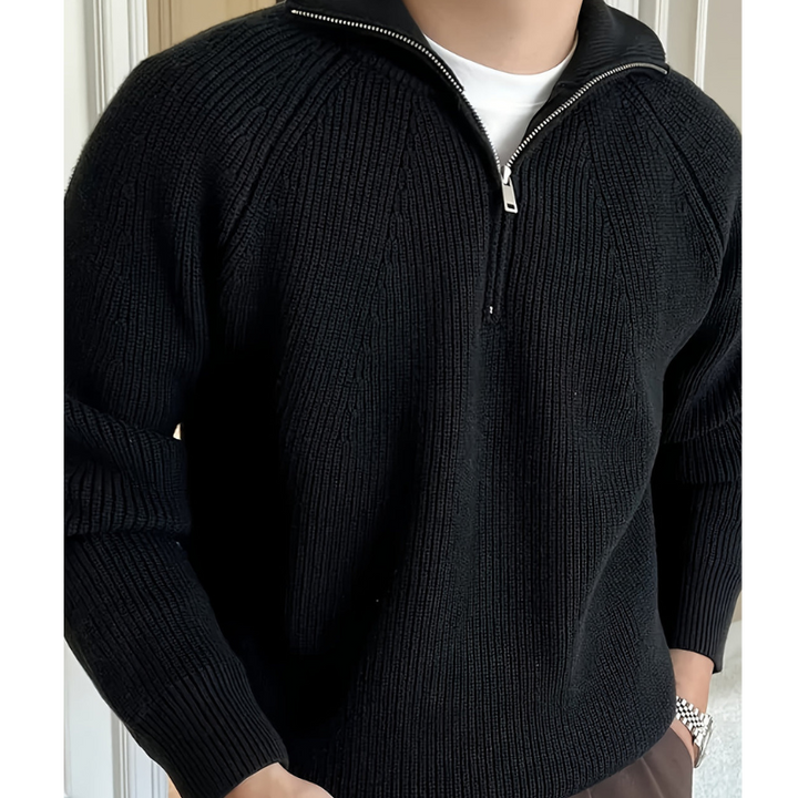 Truien Heren | Chunky Knit | Half Zip | Klassiek Design