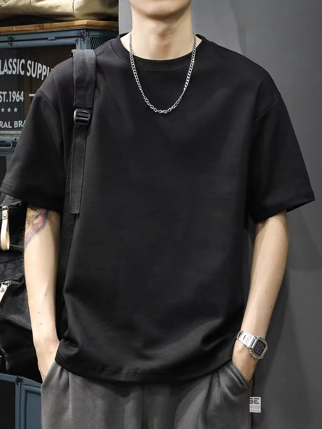 Heren T-Shirt | Oversized | Korte Mouw | Zomer