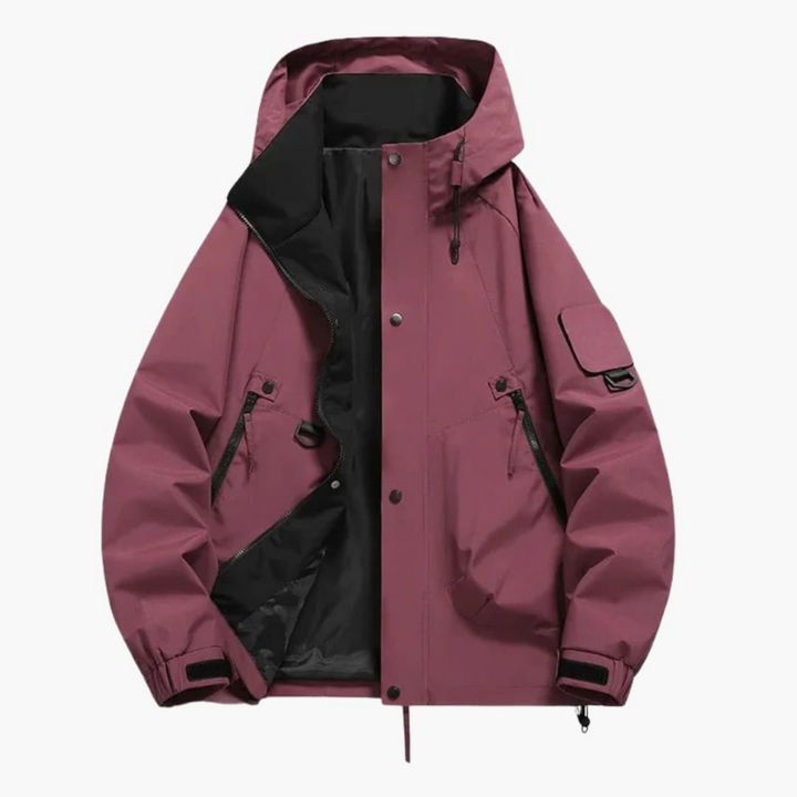 Winterjas Heren | Unisex Ski Jas met Capuchon & Ritsvakken