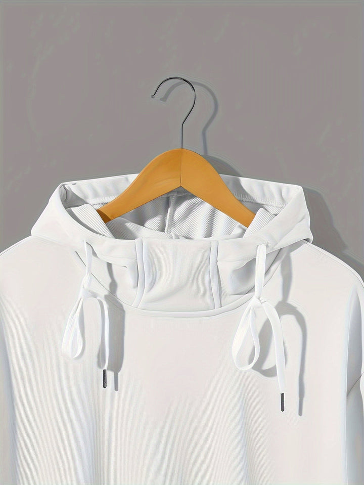 Heren Hoodie | Oversized & Comfortabel | Trekkoord & Lange Mouwen | Effen Kleur
