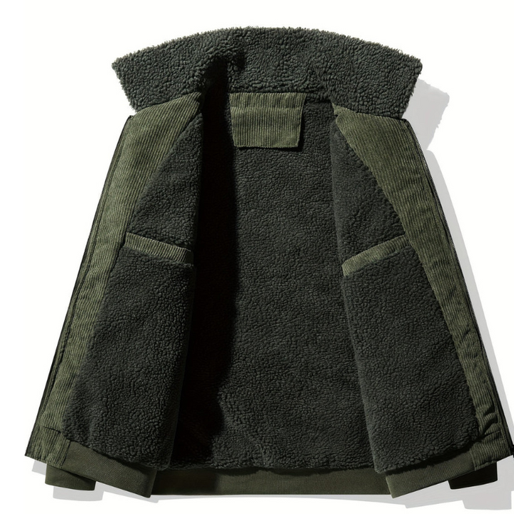 Winterjas Heren | Vintage Jas | Warm met Reverse kraag