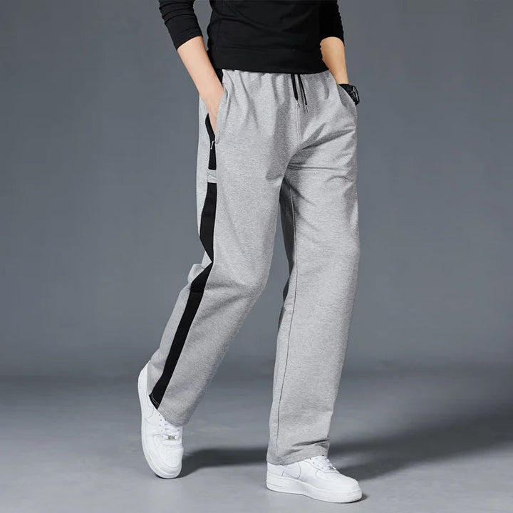 Joggingbroek heren | Straight leg | Met Ritszakken | Winter