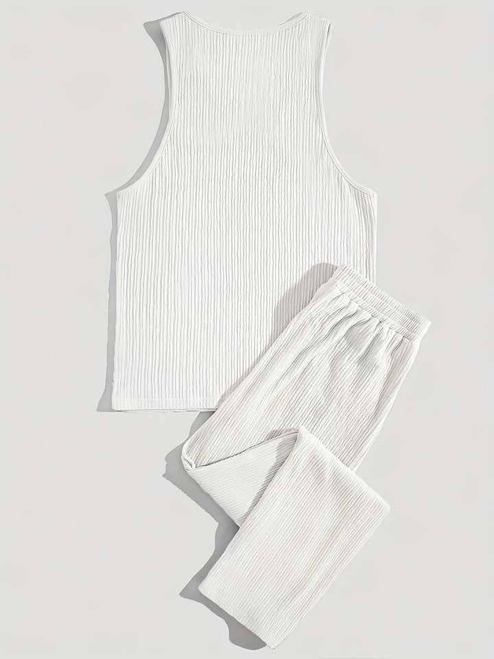 Herenset | Comfortabele Tanktop & Broek | Casual Zomermode