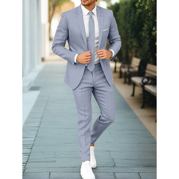 Heren Pak | 2-Delige Set & Slim Fit | Zakelijke Look