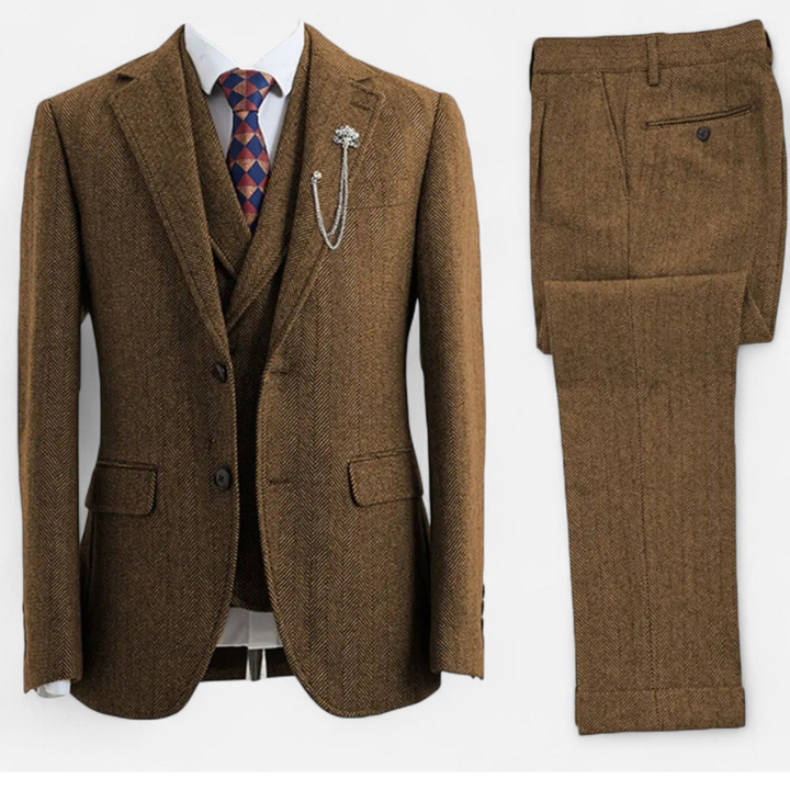 Heren Set | Elegant | Getailleerd Met Knopen | Lente