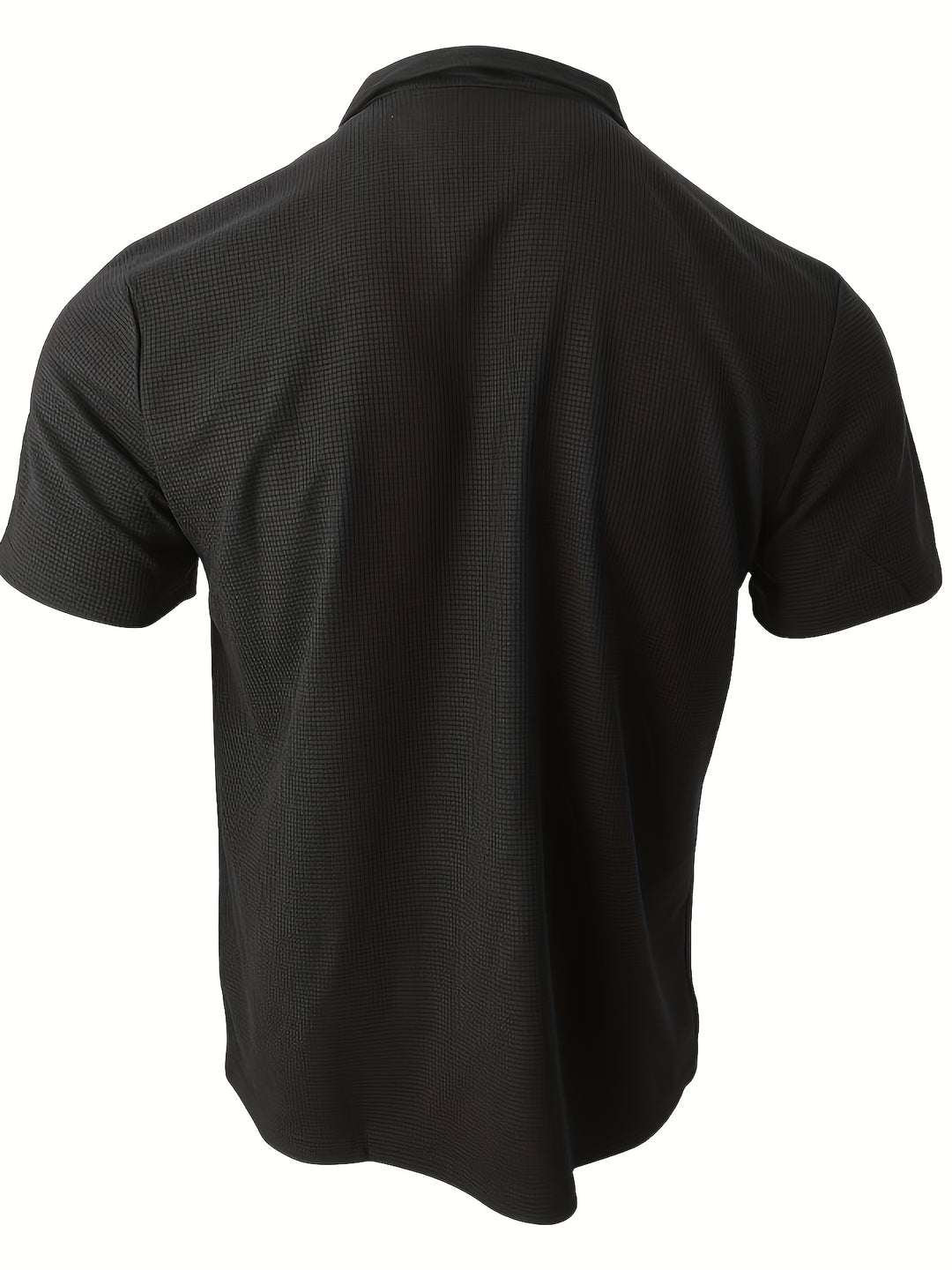 Heren Polo | Effen Kleur & Grid Textuur | Comfortabele Kraag | Ademend & Casual
