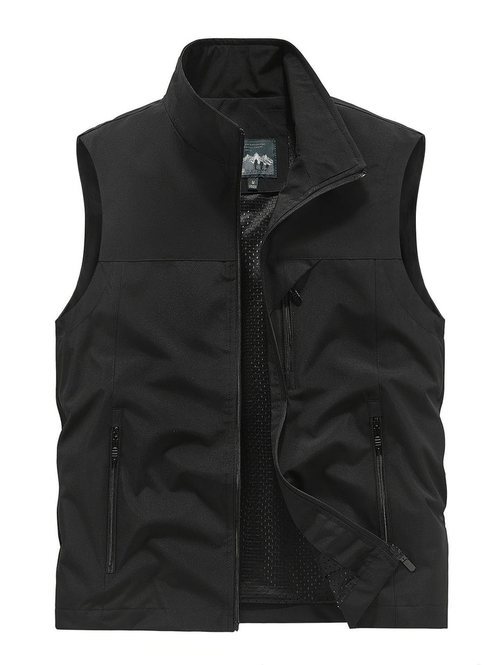 Heren Sportvest | Lichtgewicht & Ademend | Mouwloos Outdoor Vest | Polyester