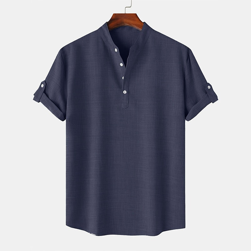 Heren Henley-Shirt | Lichtgewicht & Ademend | Casual Zomerstijl