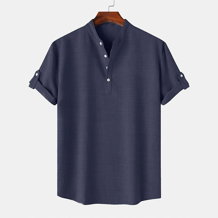 Heren Henley-Shirt | Lichtgewicht & Ademend | Casual Zomerstijl