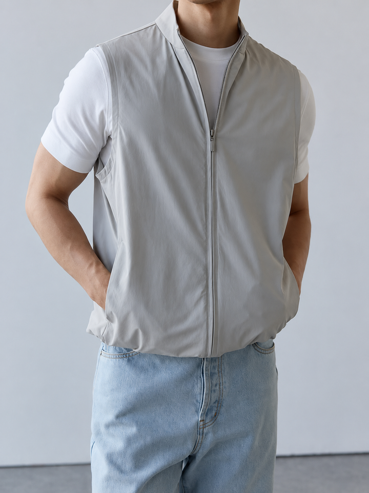 Heren Bodywarmer | Straight | Met Ritssluiting | Zomer