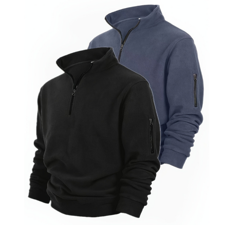 Truien Heren | Half-Zip | Comfortabel & Casual | Effen Design