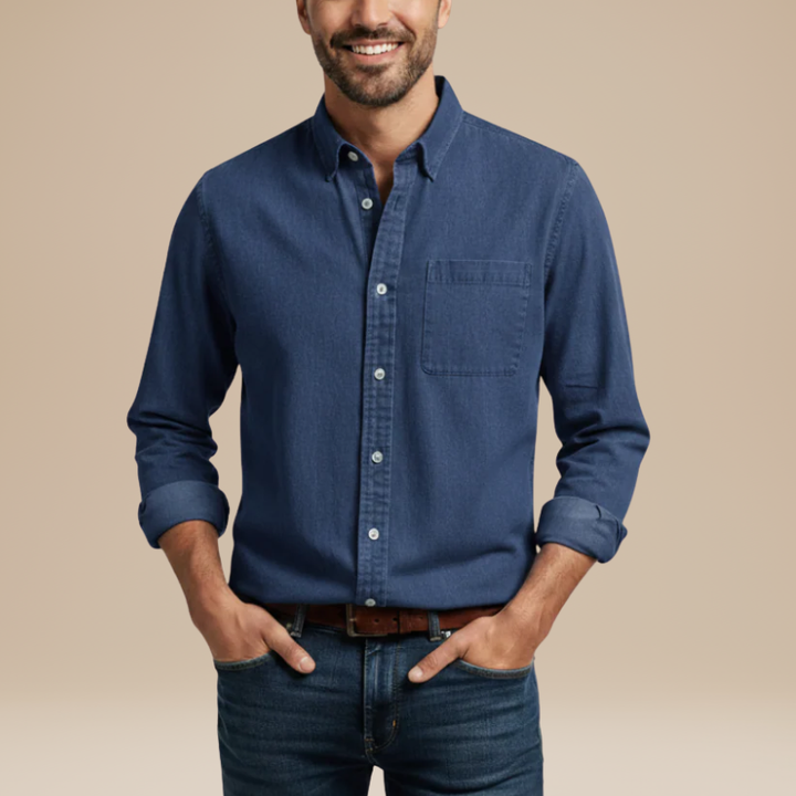 Overhemd Heren | Casual & Elegant | Met Borstzak