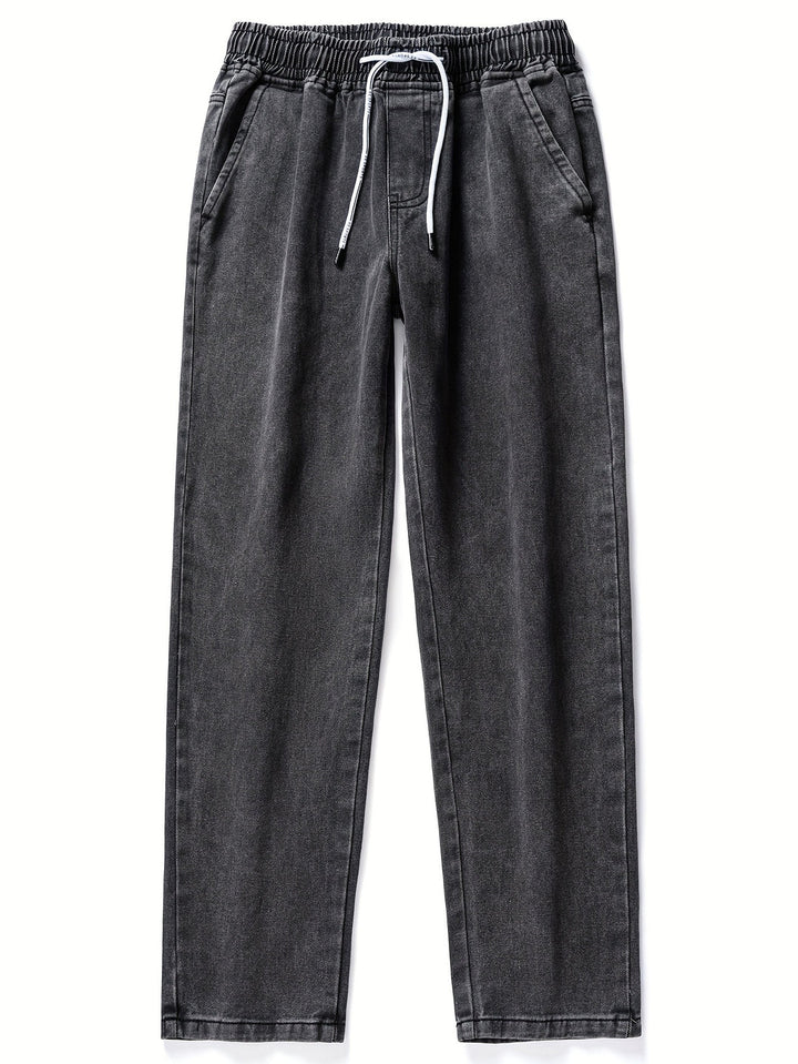 Heren Jeans | Trekkoordsluiting | Casual & Komfortabel | Buitenactiviteiten | Denim