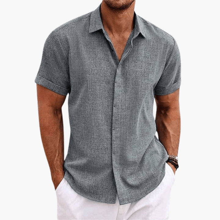 Heren Shirt | Straight | Korte Mouw | Zomer