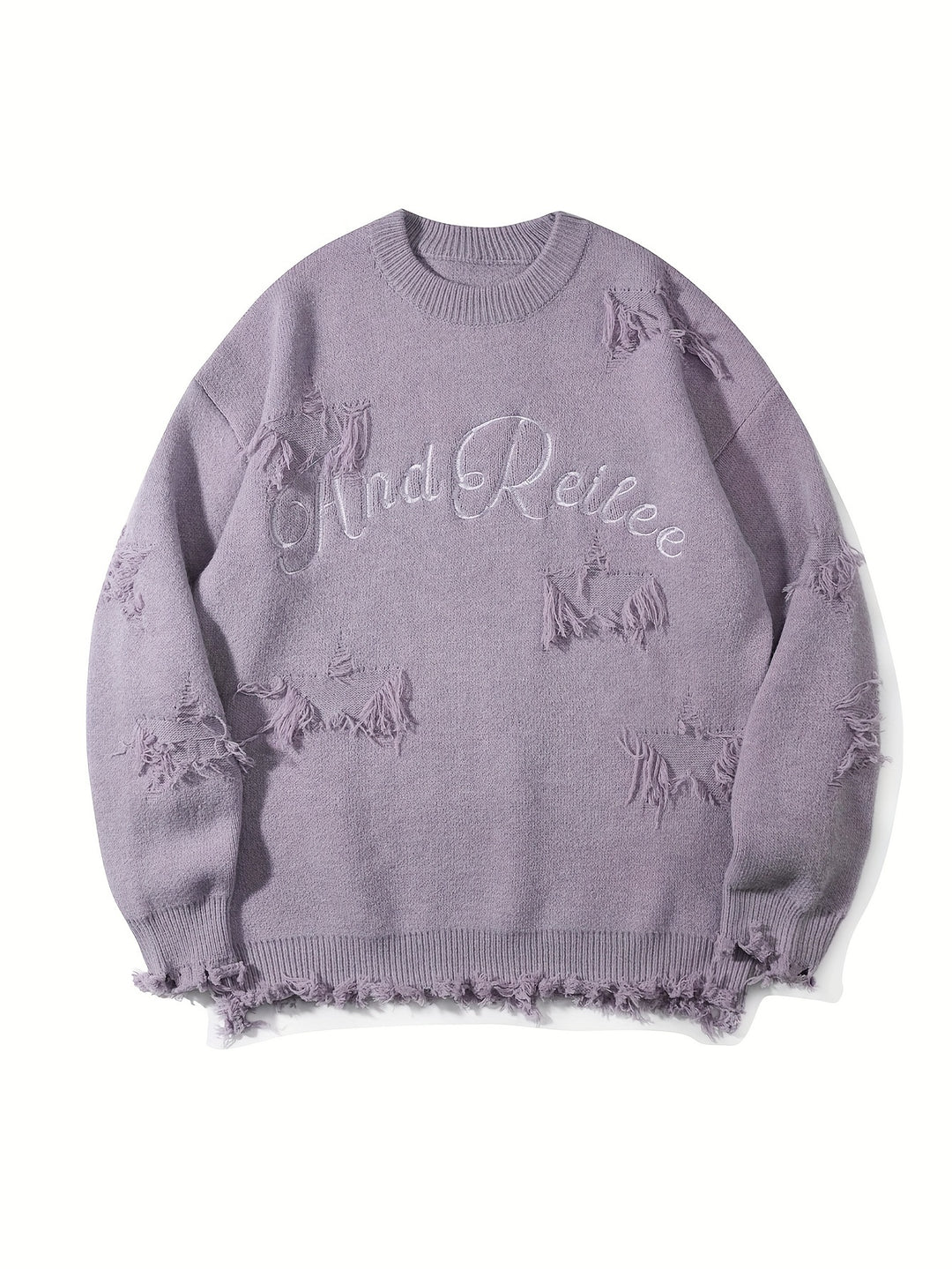 Heren Trui | Gebreid & Tekstprint | Warm & Comfortabel | Acryl | Herfst & Winter