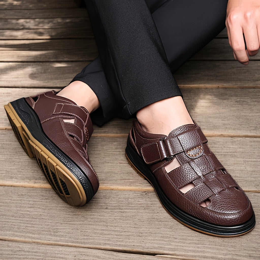 Heren Sandalen | Ademend & Antigeur | Comfortabel & Duurzaam | Runderleer Bovenwerk