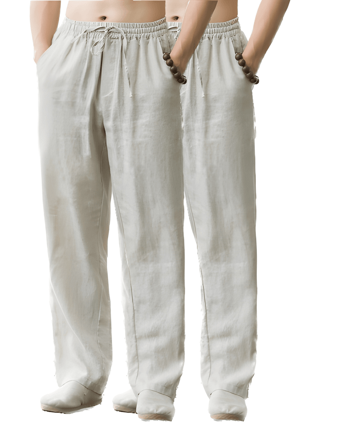 Heren Broek | Straight | Met Trekkoord | Zomer | 2-Pack