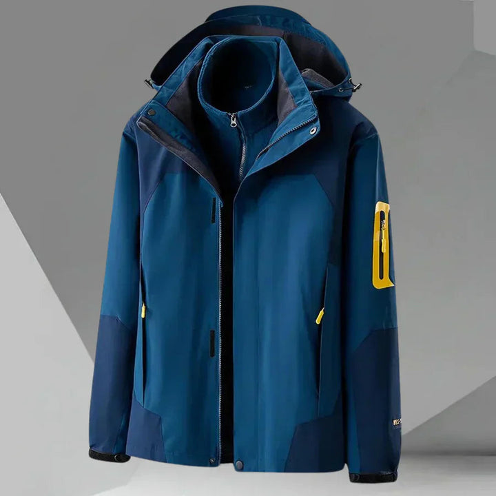 Premium windjack met capuchon voor heren met superieure warmte en moderne elegantie  | Lorenzo