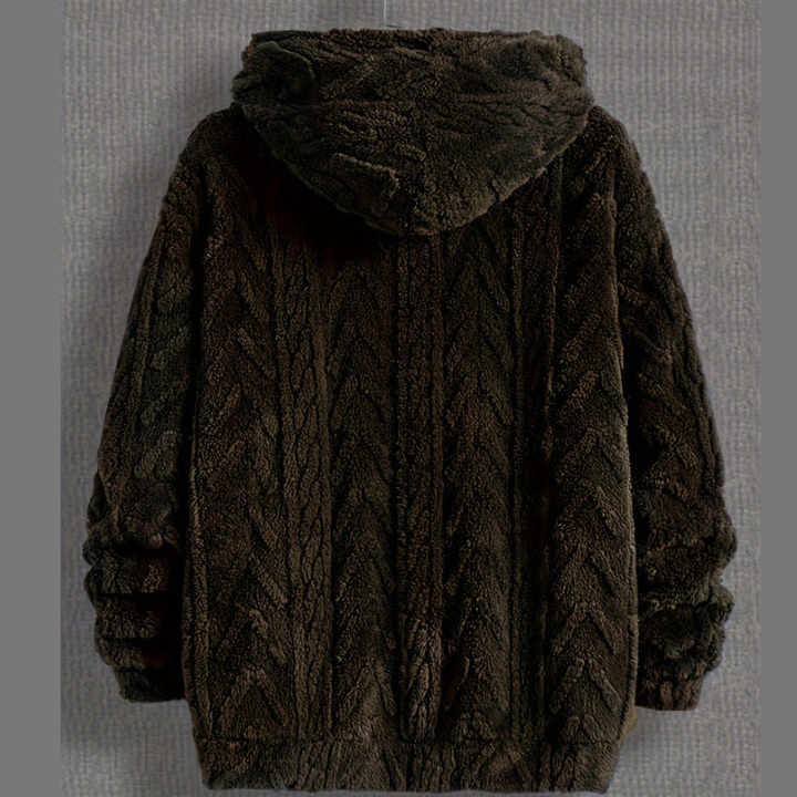 Winterjas Heren | Hooded Cardigan Jas | Warm & Trendy Design
