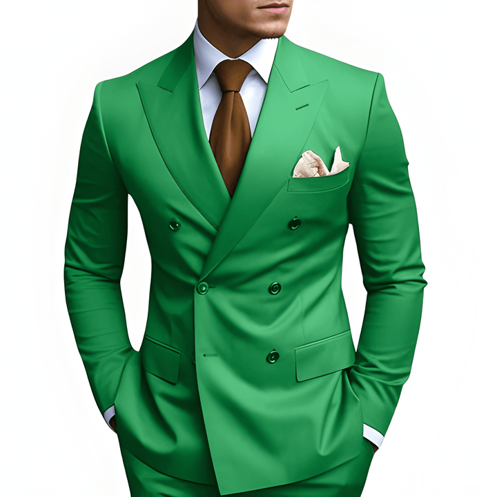 Heren Pak | Dubbele Rij Knopen | Elegante Kleding