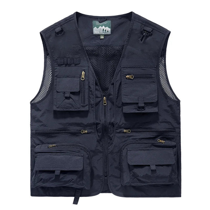 Heren Bodywarmer | Cargo | Met Rits | Zomer