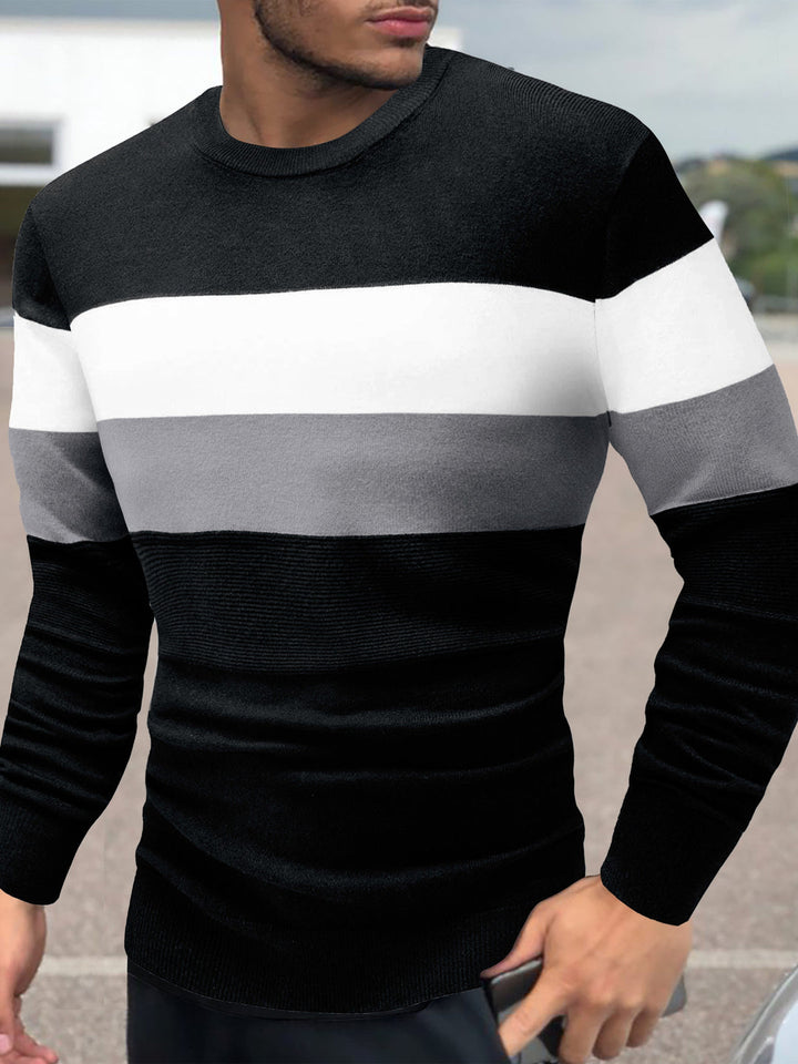 Truien Heren | Slim Fit | Gestreept Design | Gebreid
