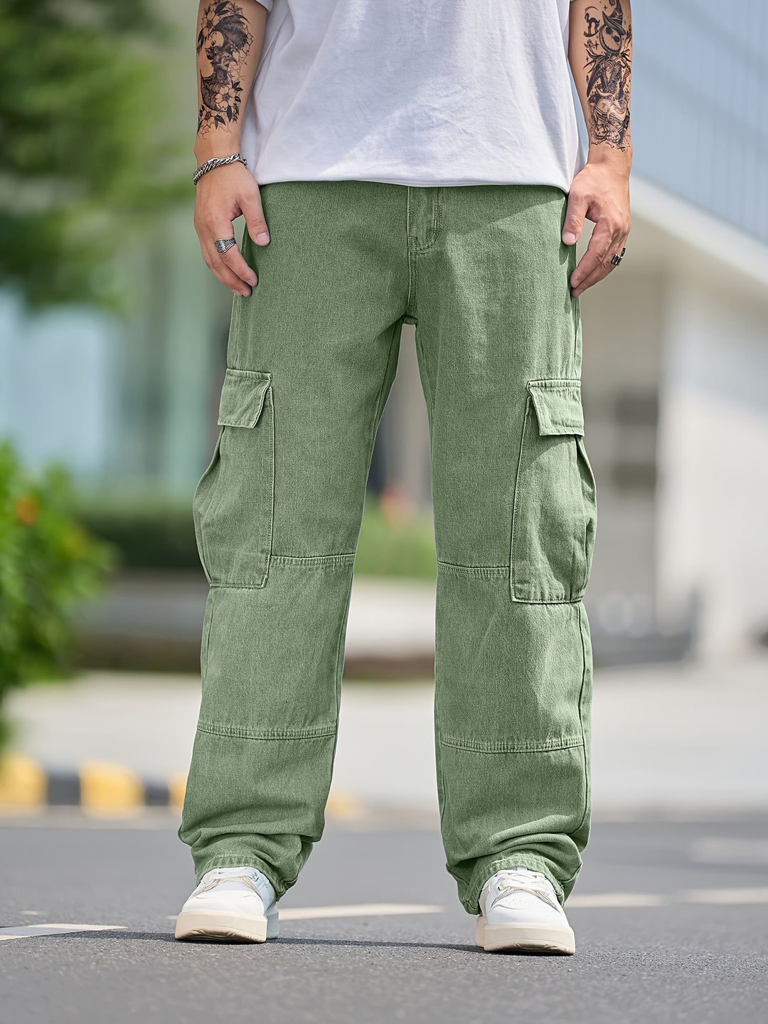 Heren Jeans | Losse pasvorm | Multi-Zakken | Premium Denim | Barrel Model