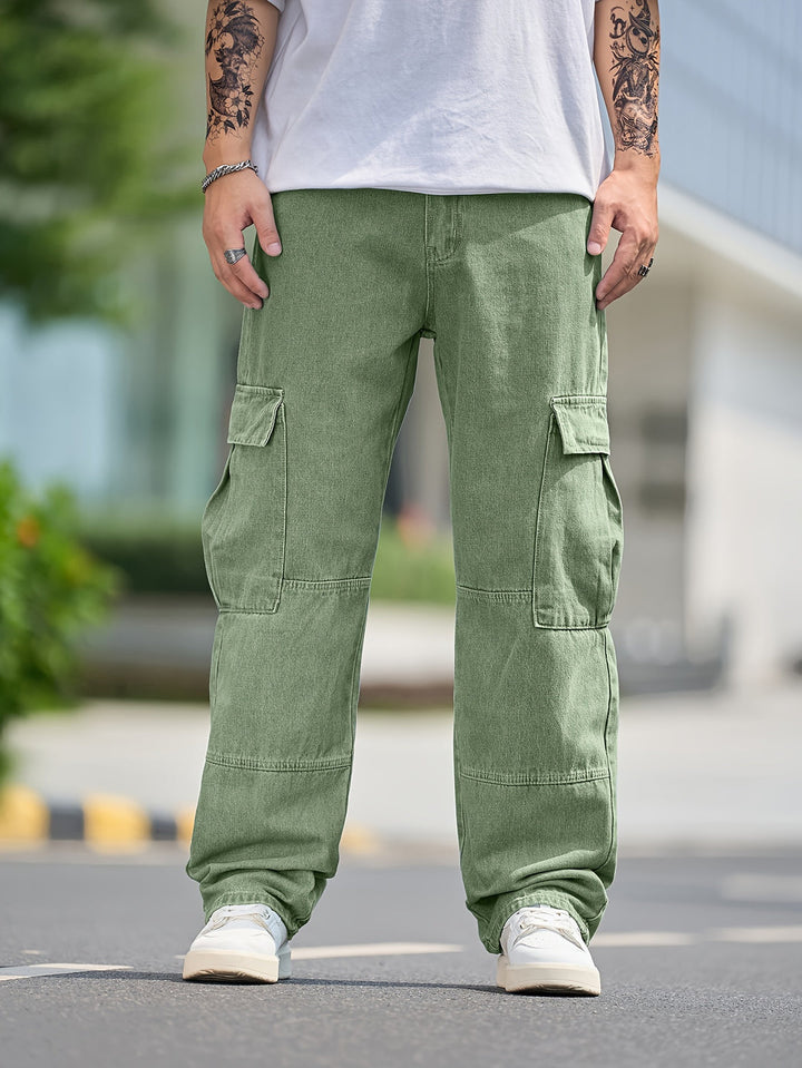 Heren Jeans | Losse pasvorm | Multi-Zakken | Premium Denim | Barrel Model