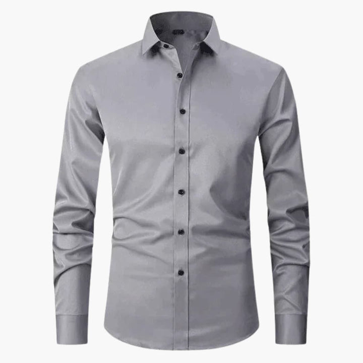 Heren Shirt | Slimfit | Lange Mouw | Zomer