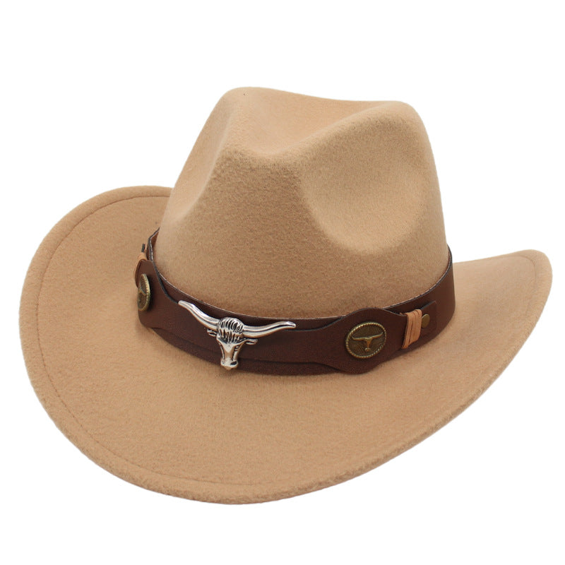 Cowboy Hoed | Klassiek Model | Vegan Leer & Gevlochten Kinband | Verstelbaar Design