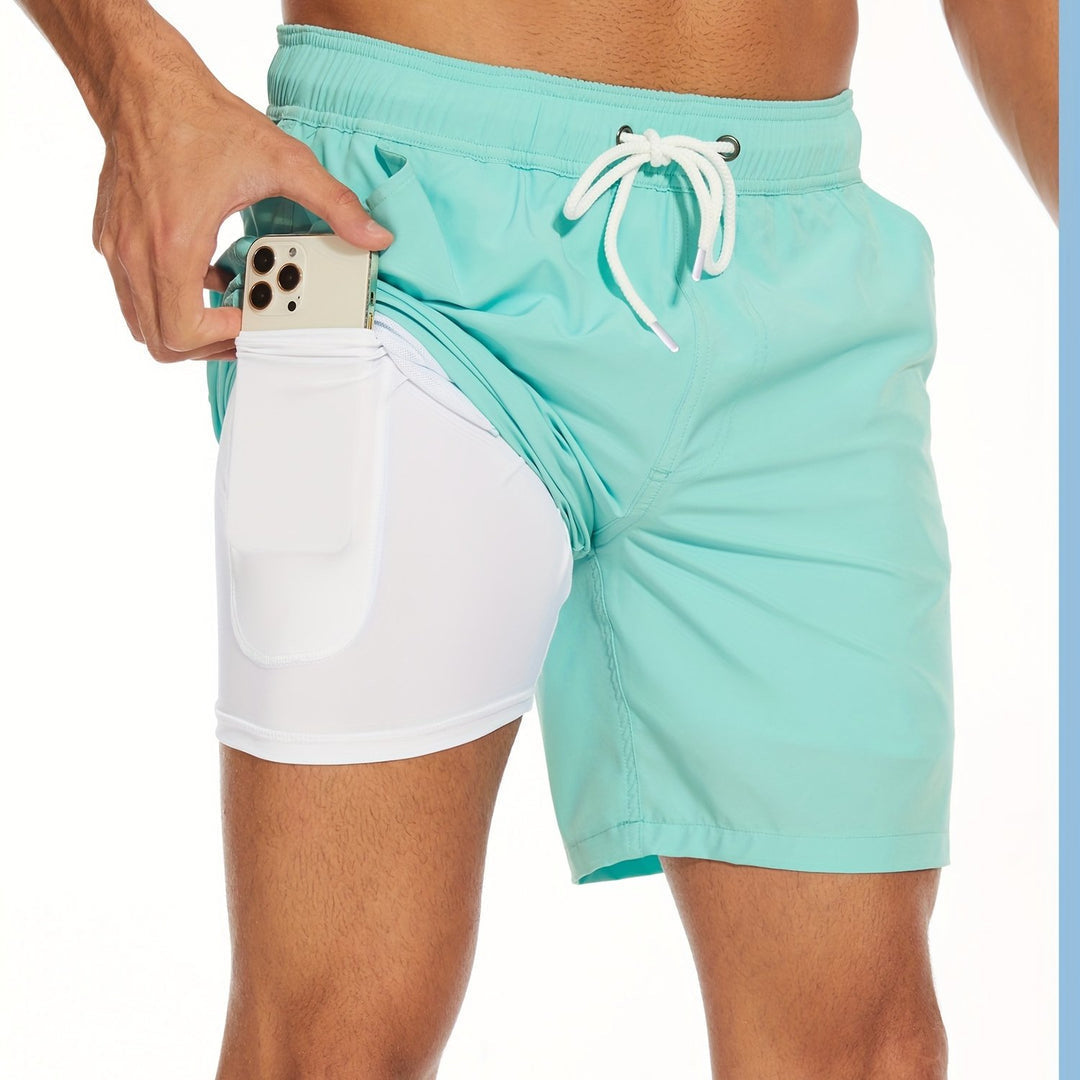 Heren Strandshort | Sneldrogend & Lichtgewicht | Ademend Comfort voor Zomer & Sport